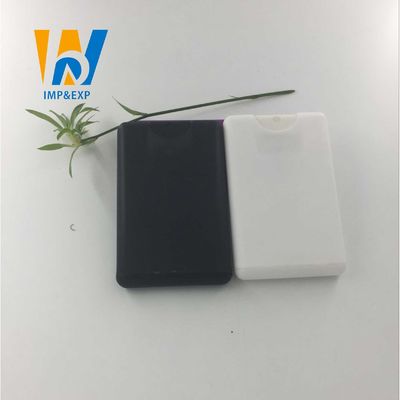 Hình chữ nhật Hình chữ nhật có thể nạp đầy kháng khuẩn Hình dạng thẻ tín dụng nhỏ gọn Nước rửa tay Xịt 20ml Chai xịt 15ml