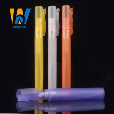 10ml Mới về Nhiều màu sắc Chai xịt nước hoa bằng nhựa Chai xịt nước hoa Bút có kẹp nắp