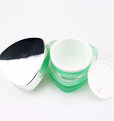 Màu tím đen Nâu nhựa rỗng Lọ đựng kem mỹ phẩm Tường đôi 5ml 50ml Hộp nhựa 10 Oz 10 gam